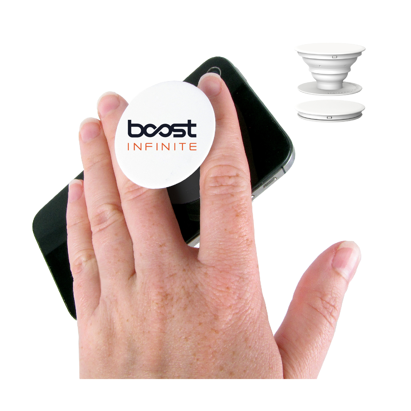 Pop Socket with Boost Infinite Logo