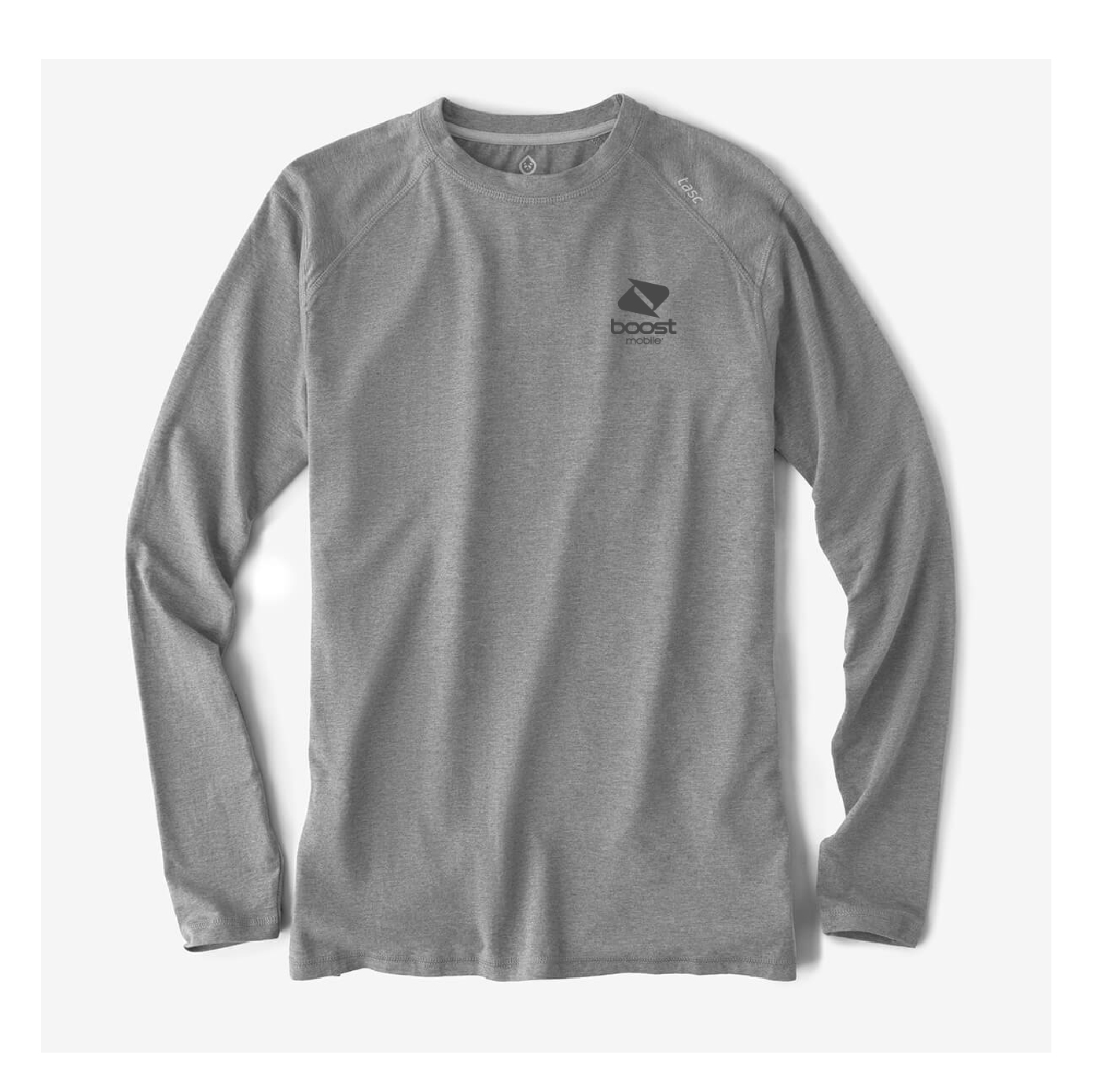 Boost, Tasc Performance Long Sleeve Fitness Shirt with Boost Logo