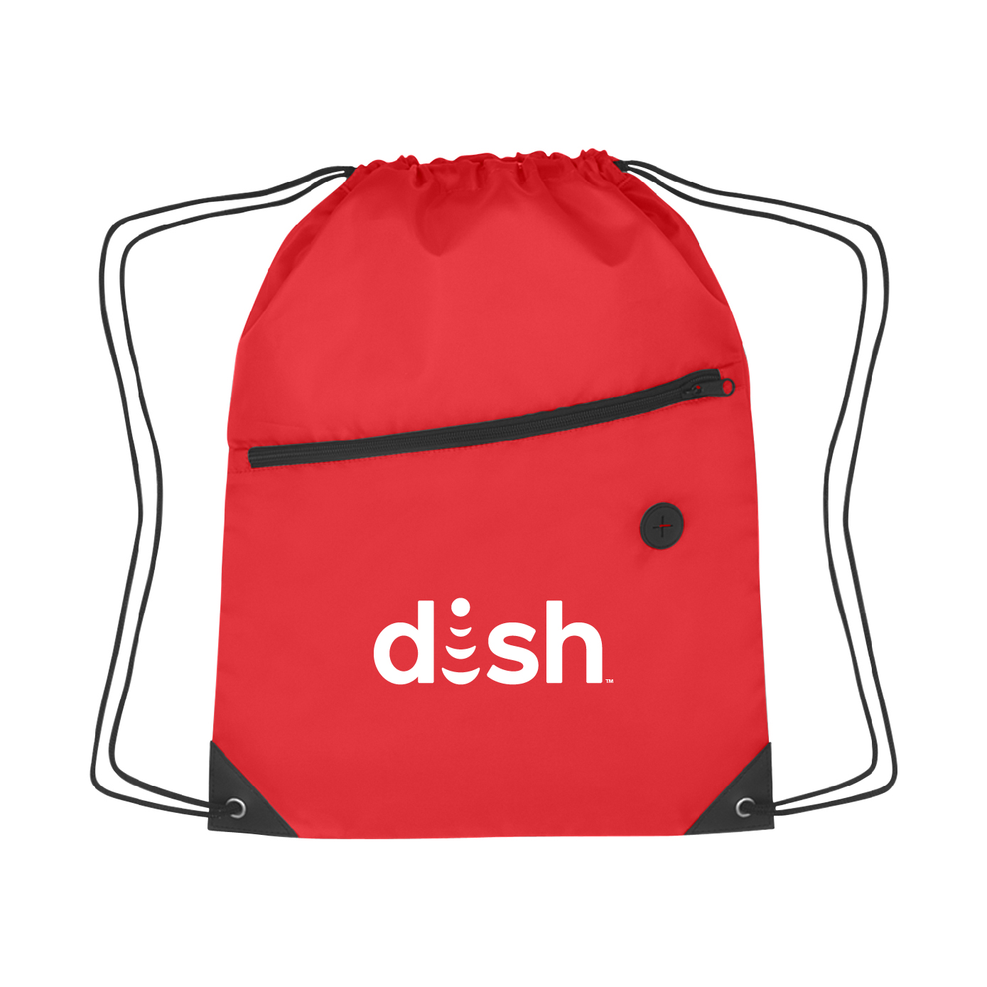 Drawstring Sports Pack with  Dish Logo