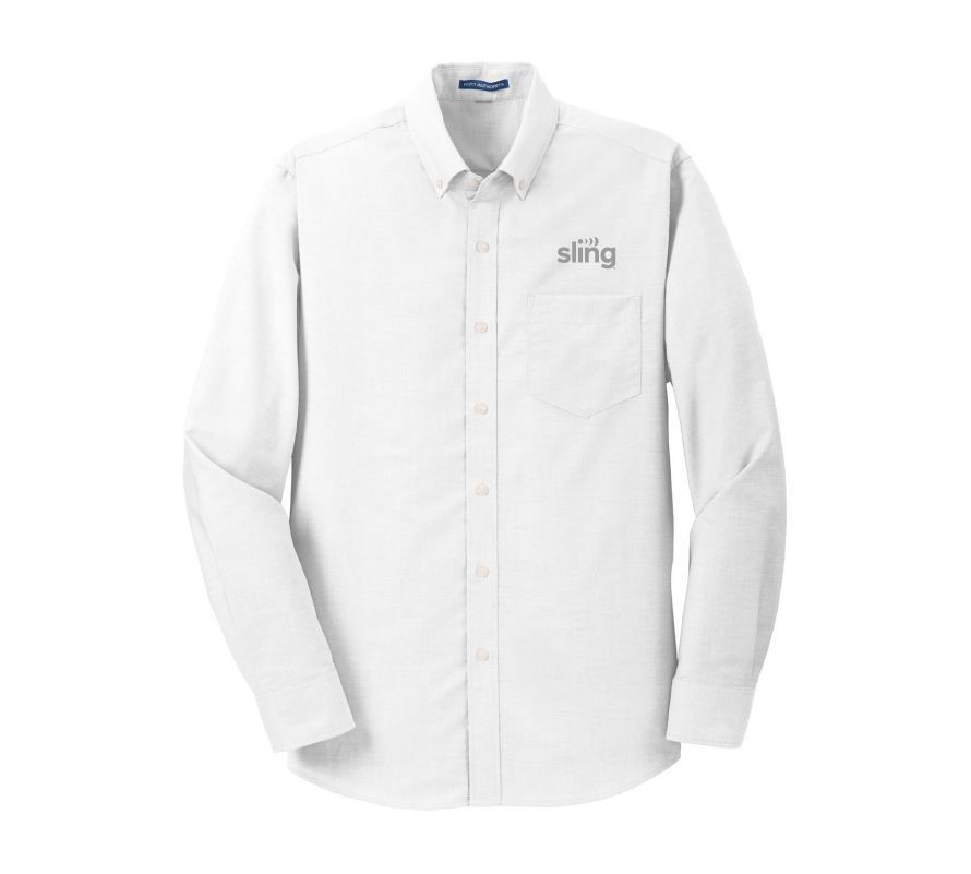 Sling | Port Authority Men's SuperPro Oxford Shirt with Sling Logo | S104