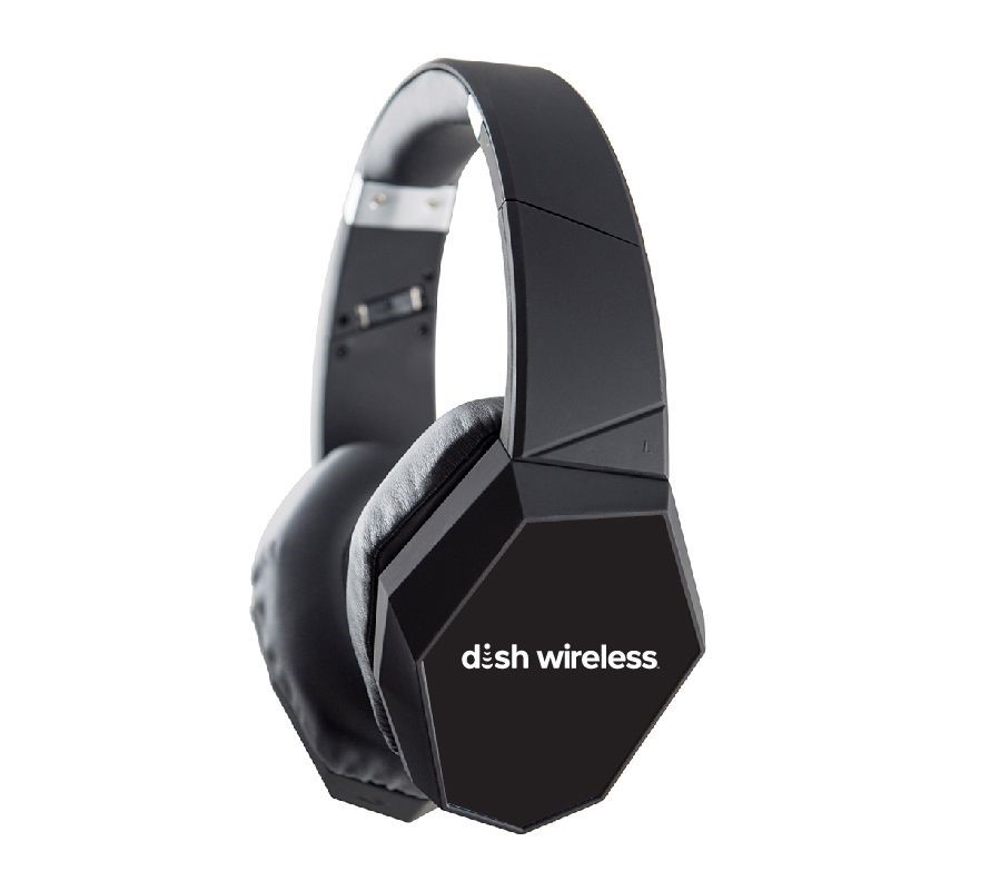 Wireless Headphones with Dish Wireless Logo