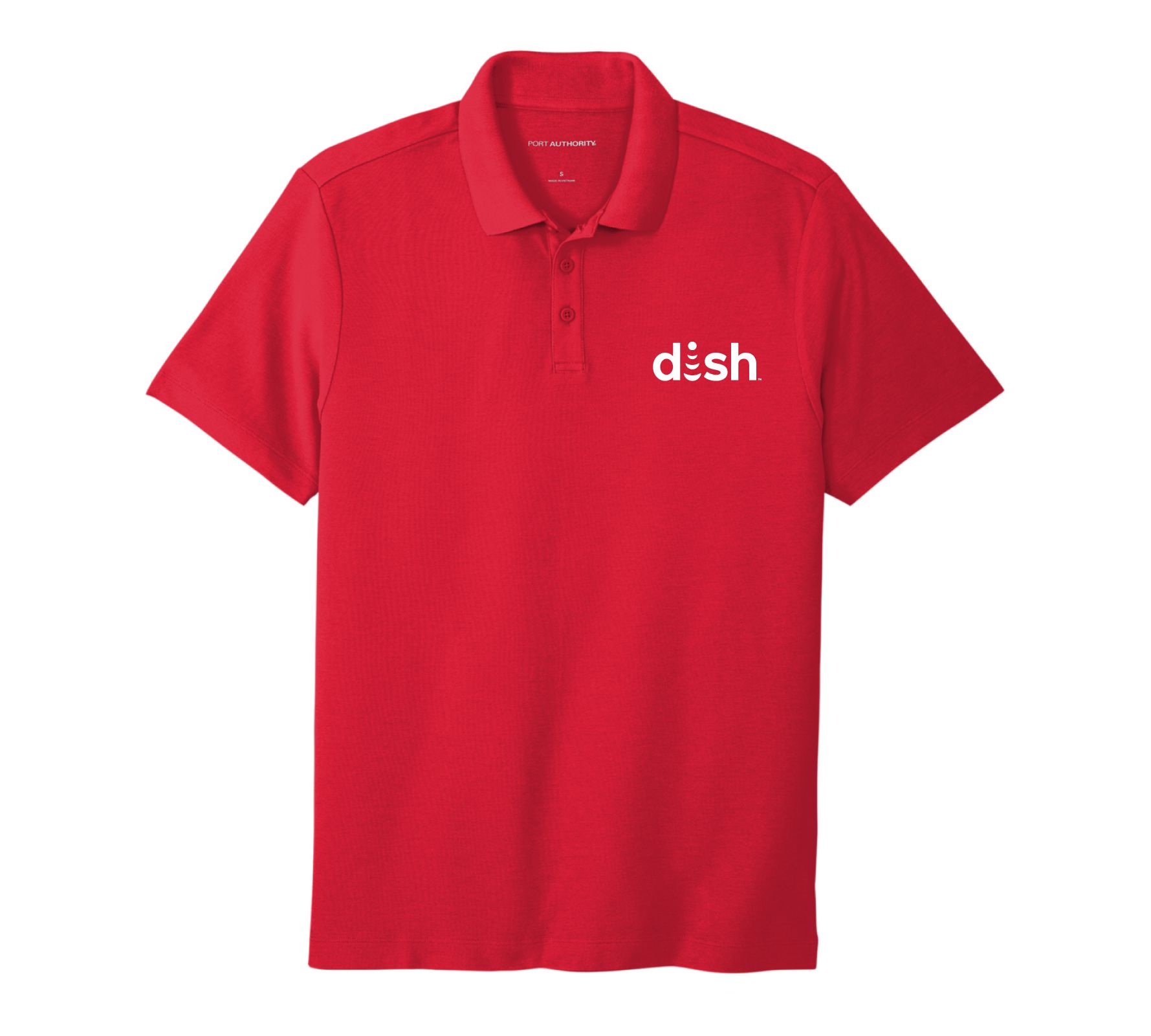 SuperPro React Polo with Dish Logo #3