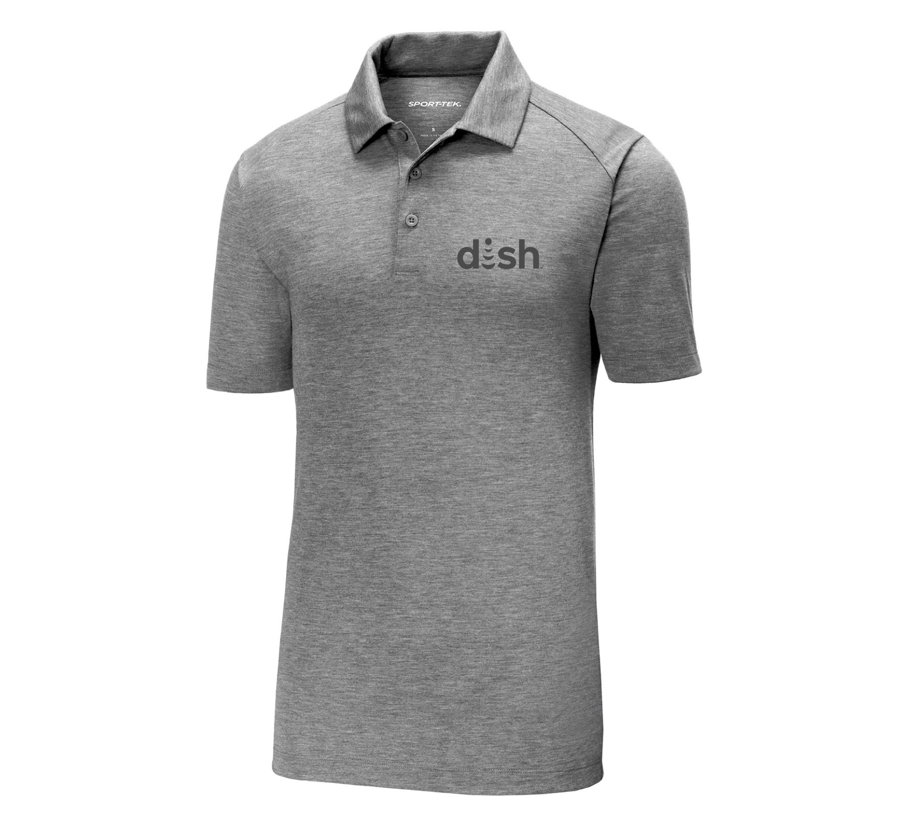 PosiCharge Tri-Blend Wicking Polo with Dish Logo