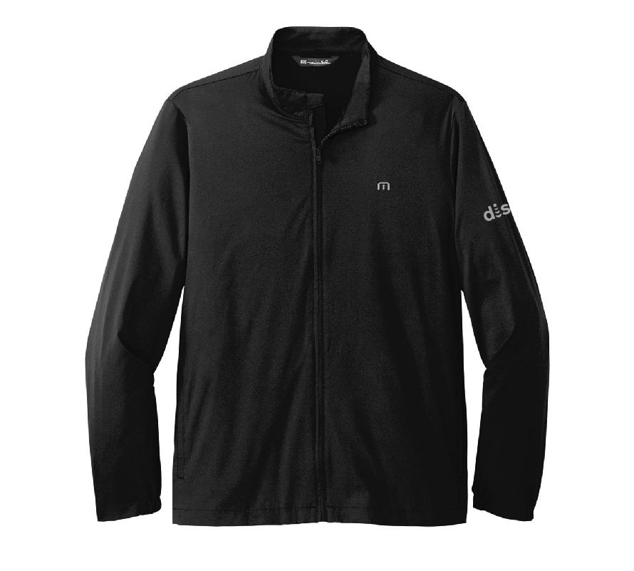 DLEWIS 黒 ジャンパー DISH | TravisMathew Surfside Full-Zip Jacket with Dish Logo | D122