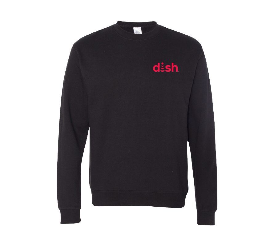 Midweight Crewneck Sweatshirt with Dish Logo