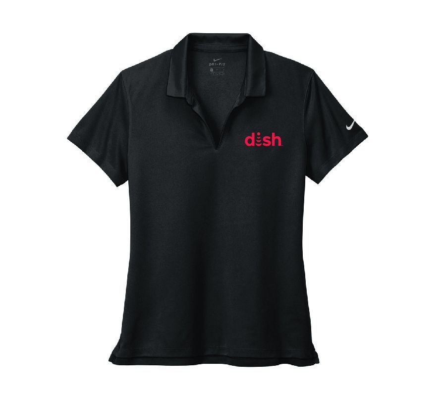 DISH Nike DriFIT Ladies Micro Pique Polo with Dish Logo D200