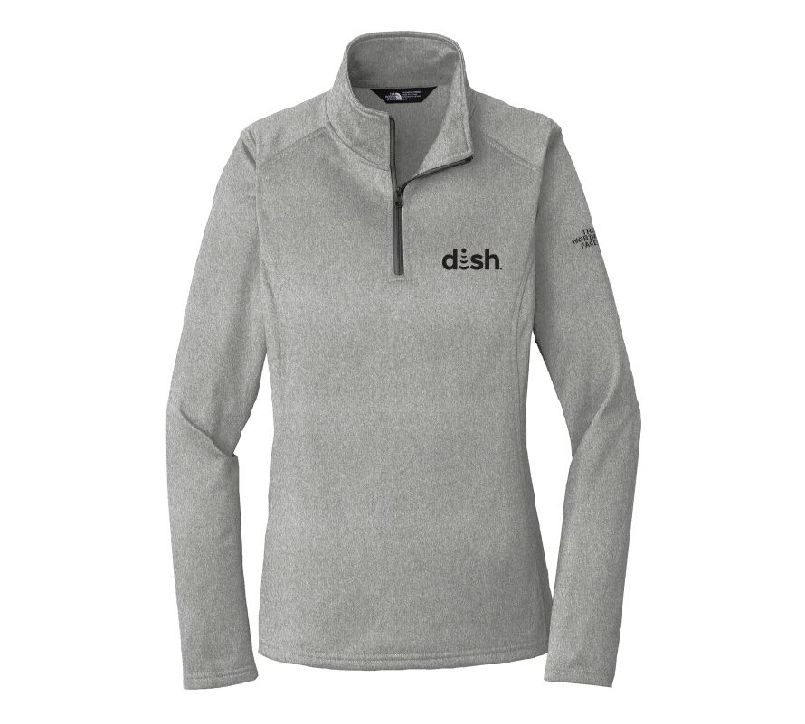 The North Face Ladies Tech 1/4-Zip Fleece with Dish Logo