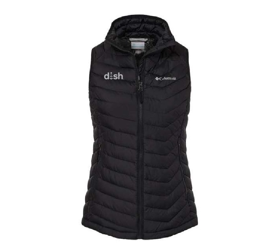 Columbia Women's Powder Lite Vest with Dish Logo