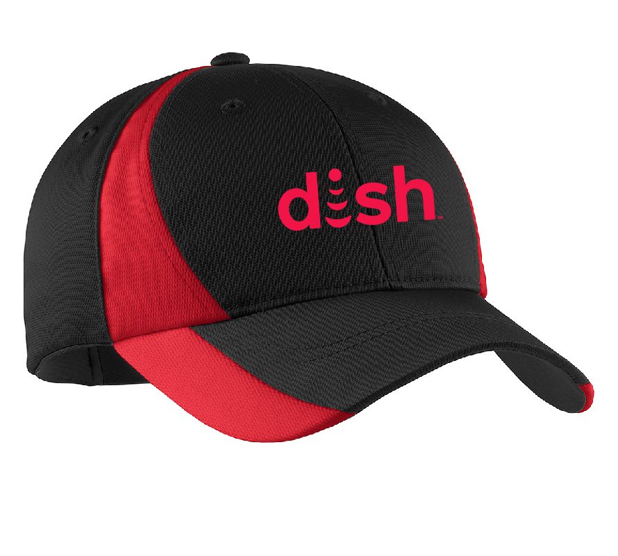 Sport-Tek Dry Zone Colorblock Cap with Dish Logo