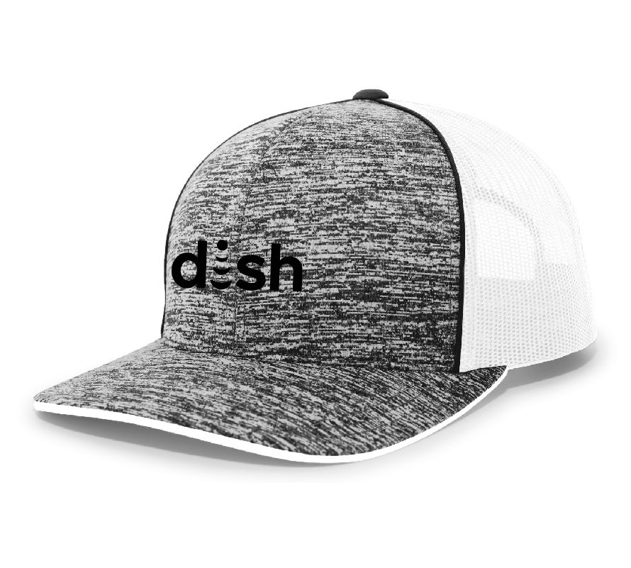 Aggressive Heather Trucker Snapback with Dish Logo