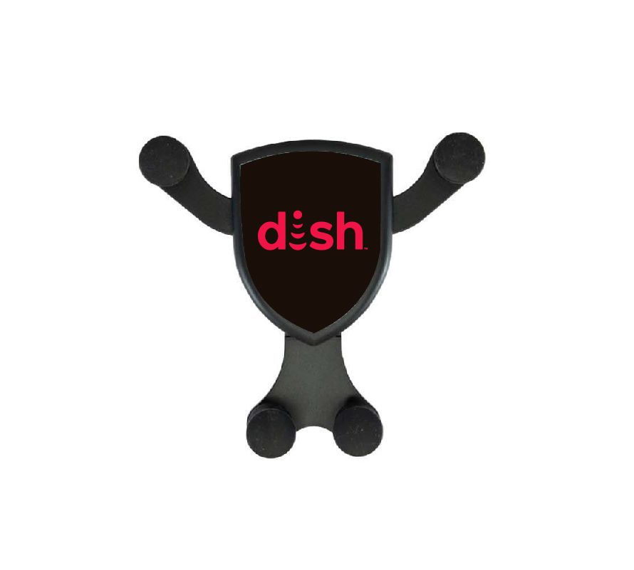 Wireless Car Charger with Dish Logo