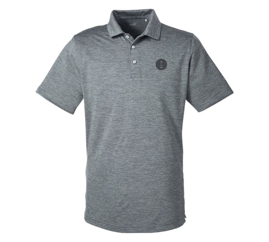 Puma Golf Men's Icon Heather Polo with Enterprise Logo