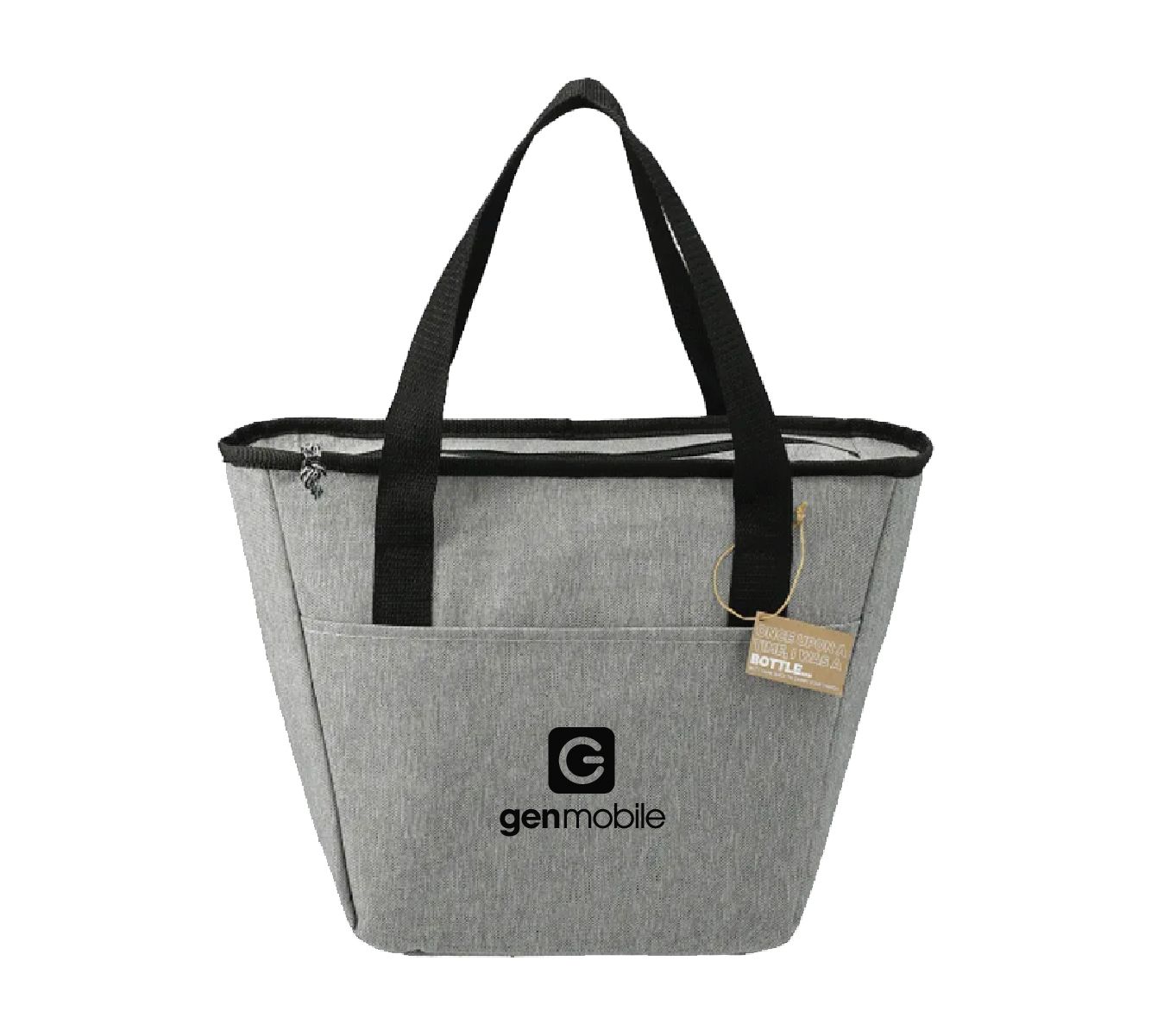 Merchant & Craft Revive Recycled Tote Cooler with Gen Mobile Logo