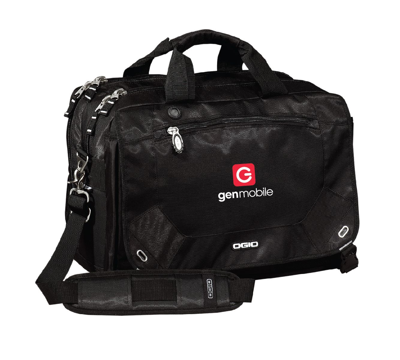 OGIO Corporate City Corp Messenger with Gen Mobile Logo