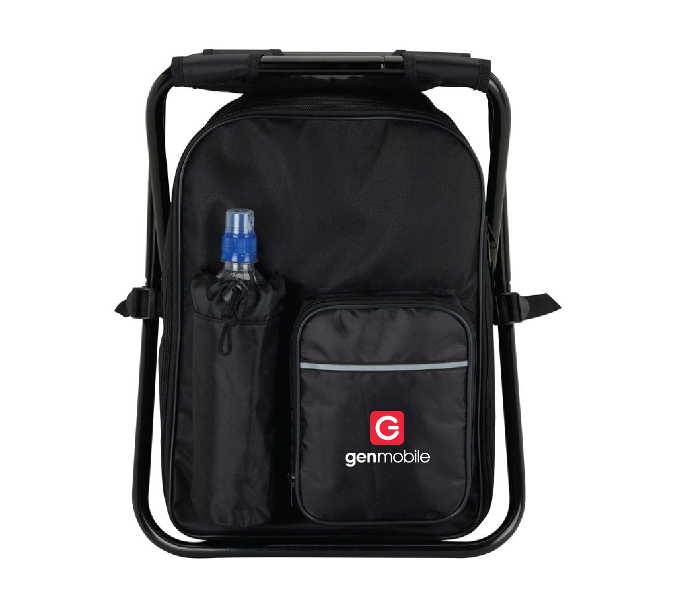 Cooler Backpack Chair with Gen Mobile Logo