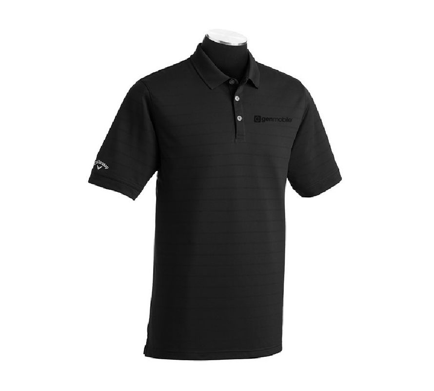 Callaway Men's Ventilated Polo with GenMobile Logo