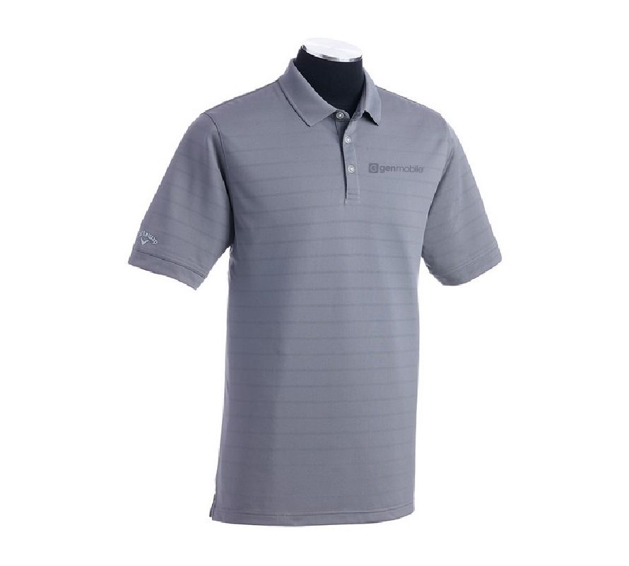 Callaway Men's Ventilated Polo with GenMobile Logo #2