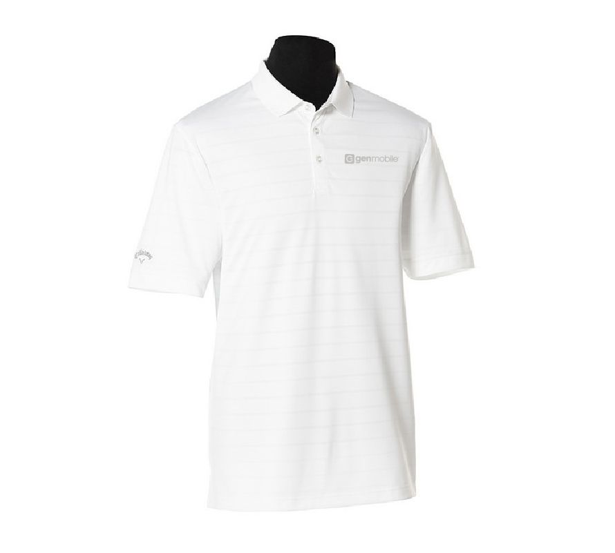 Callaway Men's Ventilated Polo with GenMobile Logo #4