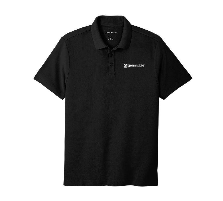 SuperPro React Polo with GenMobile Logo
