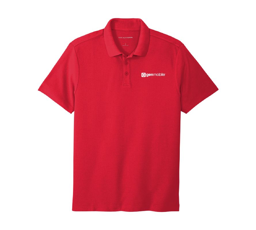 SuperPro React Polo with GenMobile Logo #2