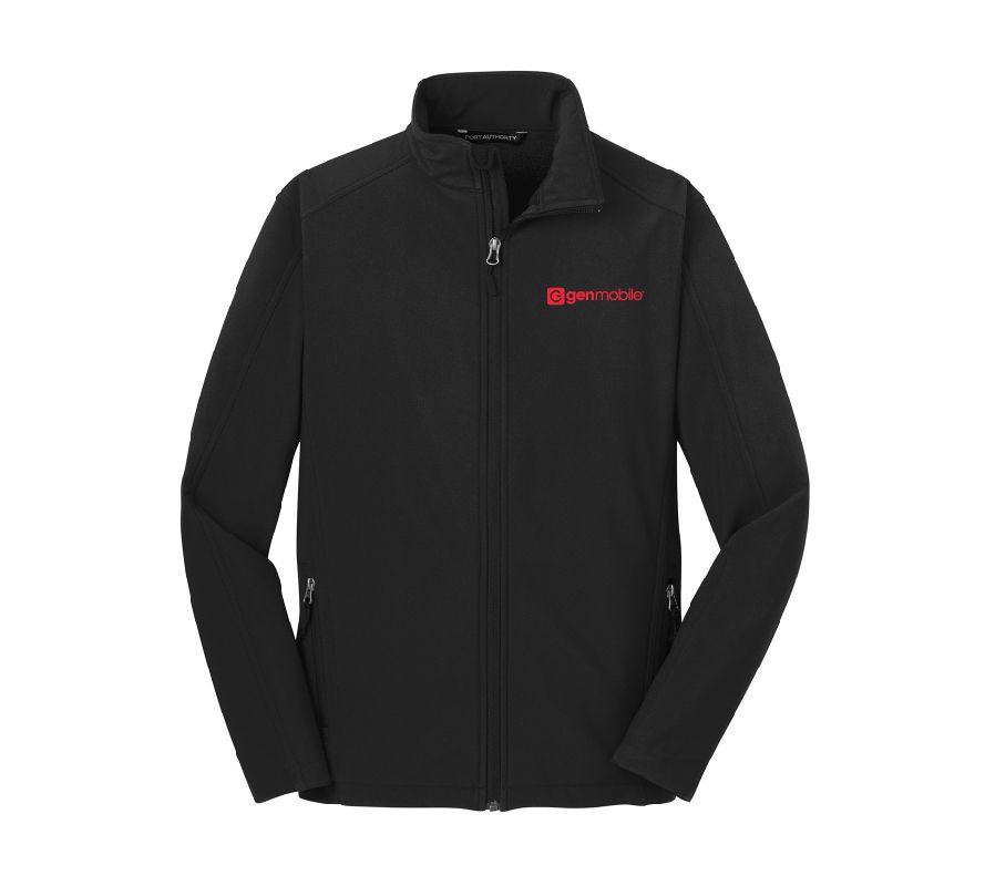 Men's Core Soft Shell Jacket with GenMobile Logo