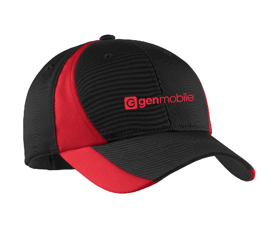 Sport-Tek Dry Zone Colorblock Cap with GenMobile Logo