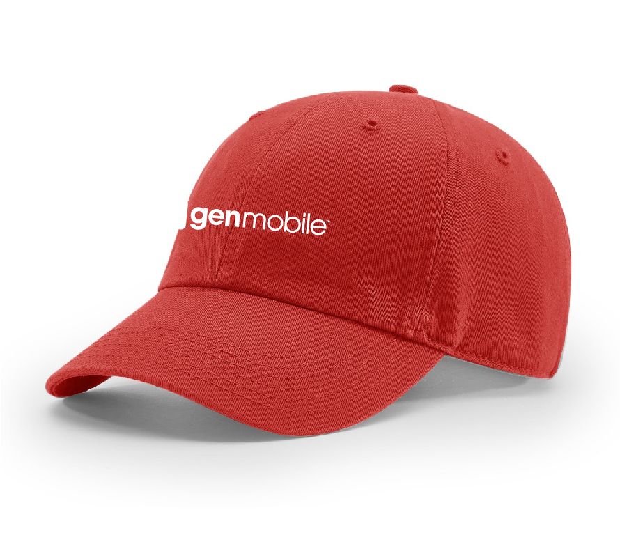 Richardson Washed Chino Cap with GenMobile Logo #2