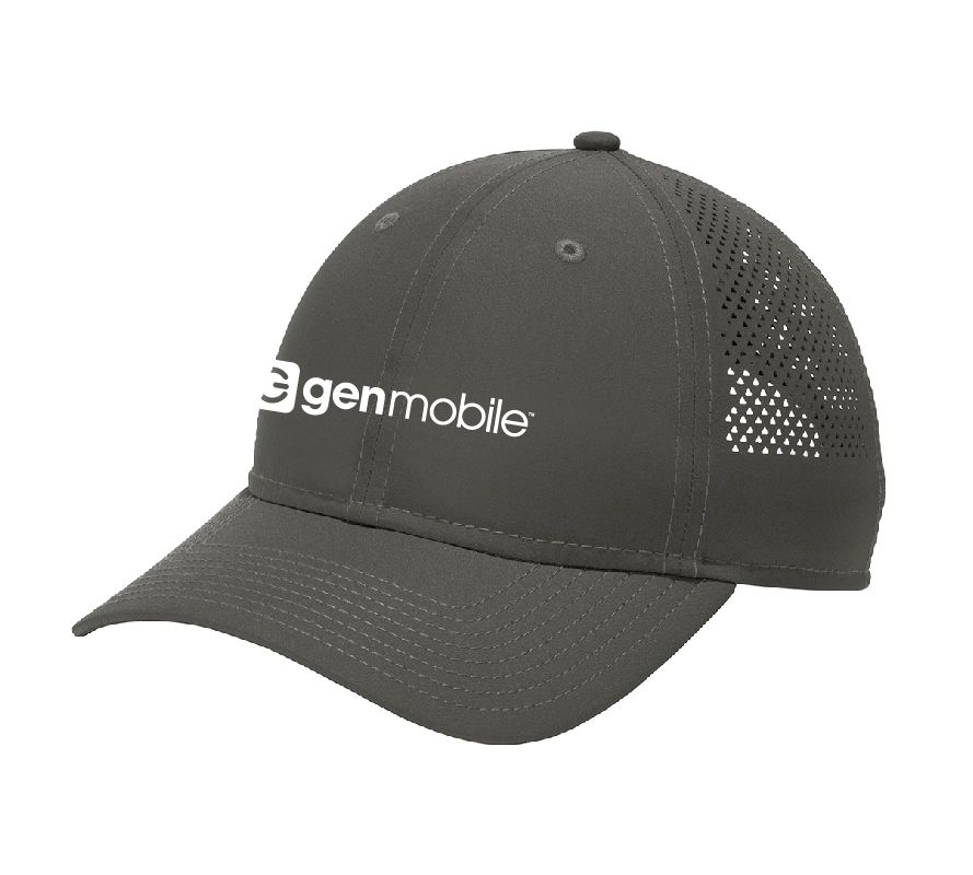 New Era Perforated Performance Cap with GenMobile Logo