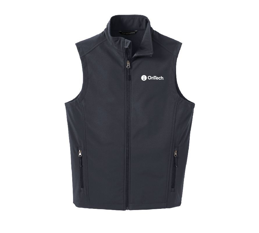 Men's Core Soft Shell Vest with OnTech Logo