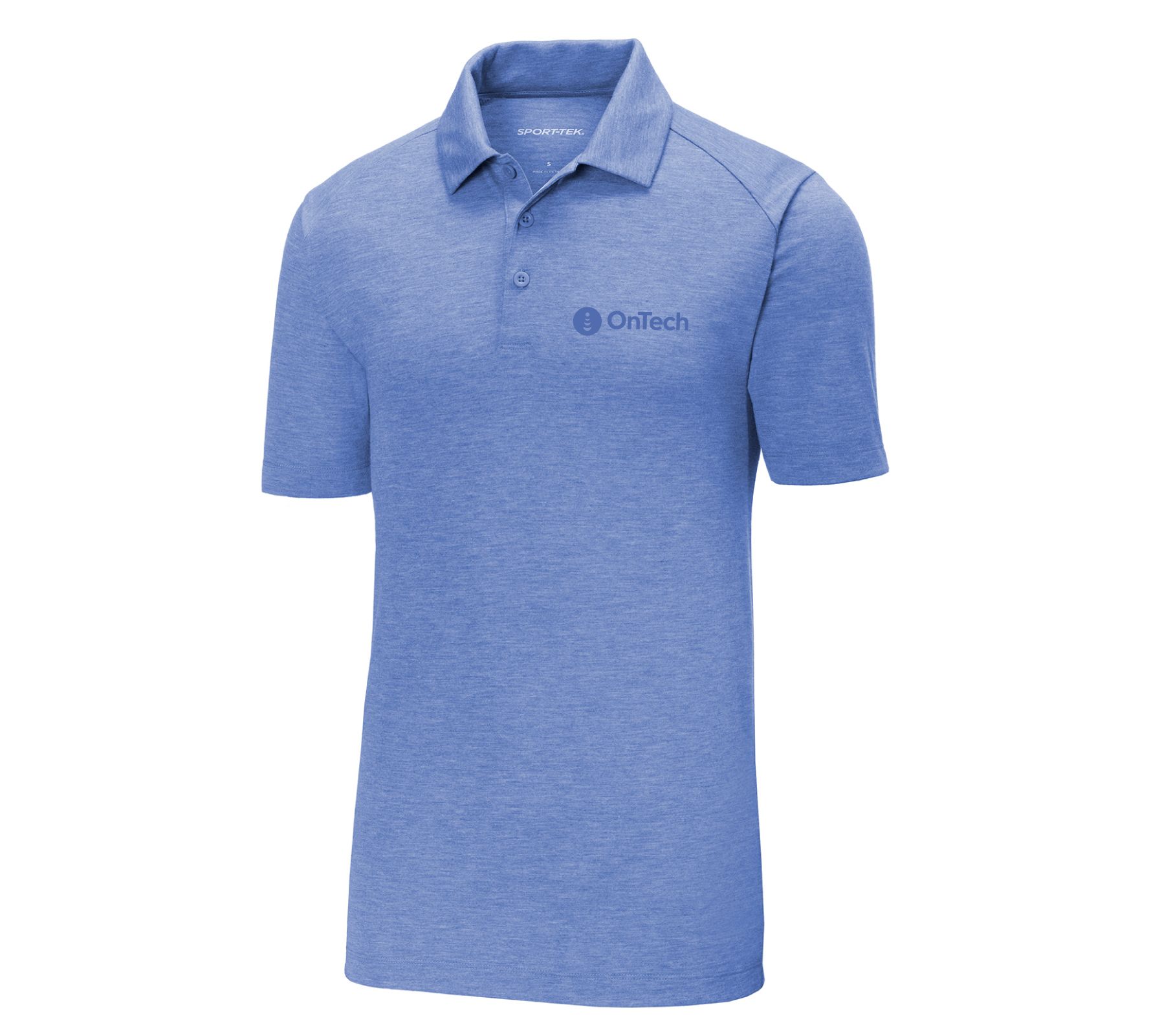 PosiCharge Tri-Blend Wicking Polo with OnTech Logo