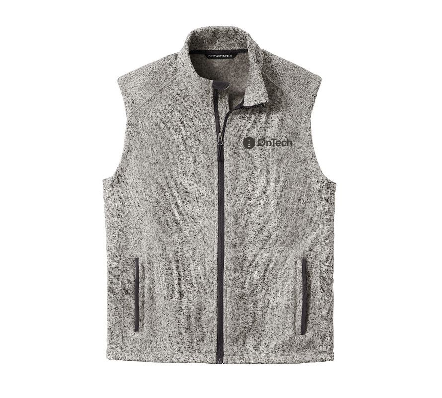 Sweater Fleece Vest with OnTech Logo