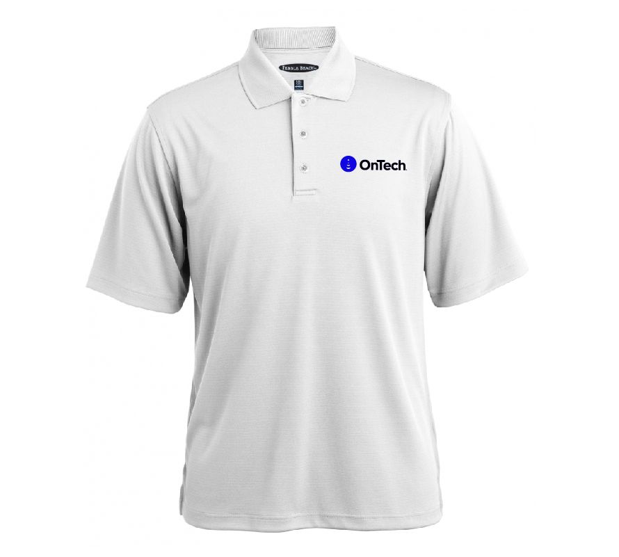 Pebble Beach Horizontal Textured Polo with OnTech Logo #2