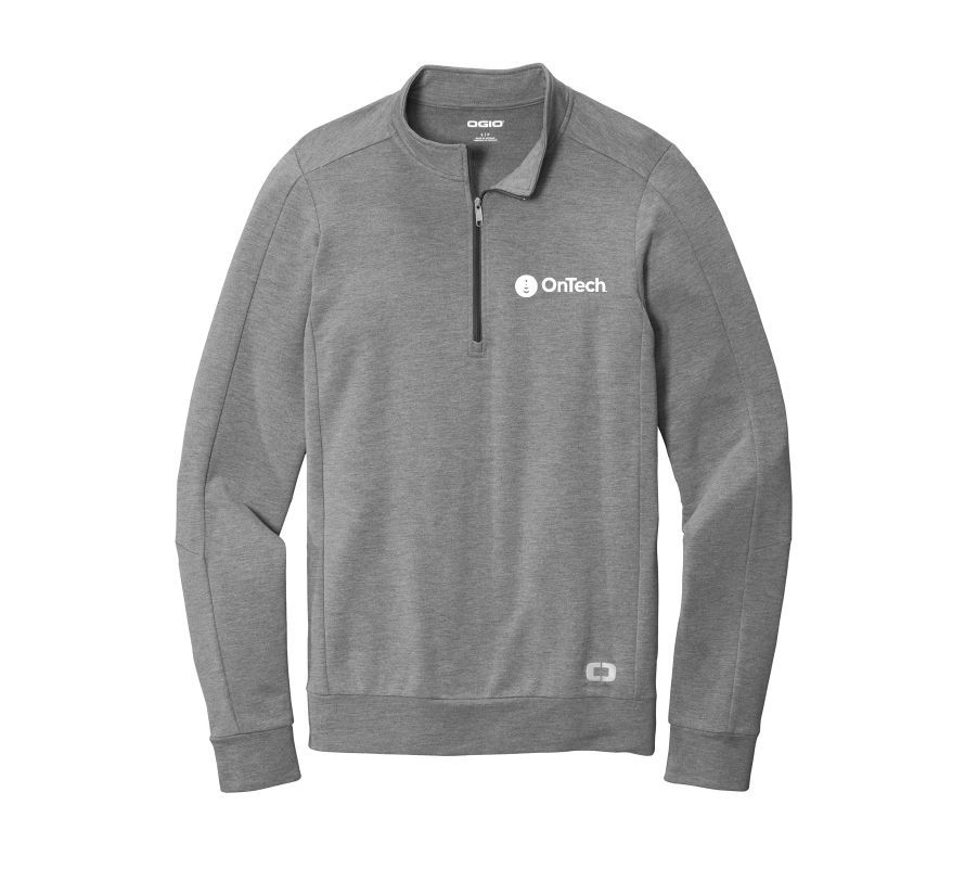 OGIO Luuma 1/2 Zip Fleece with OnTech Logo