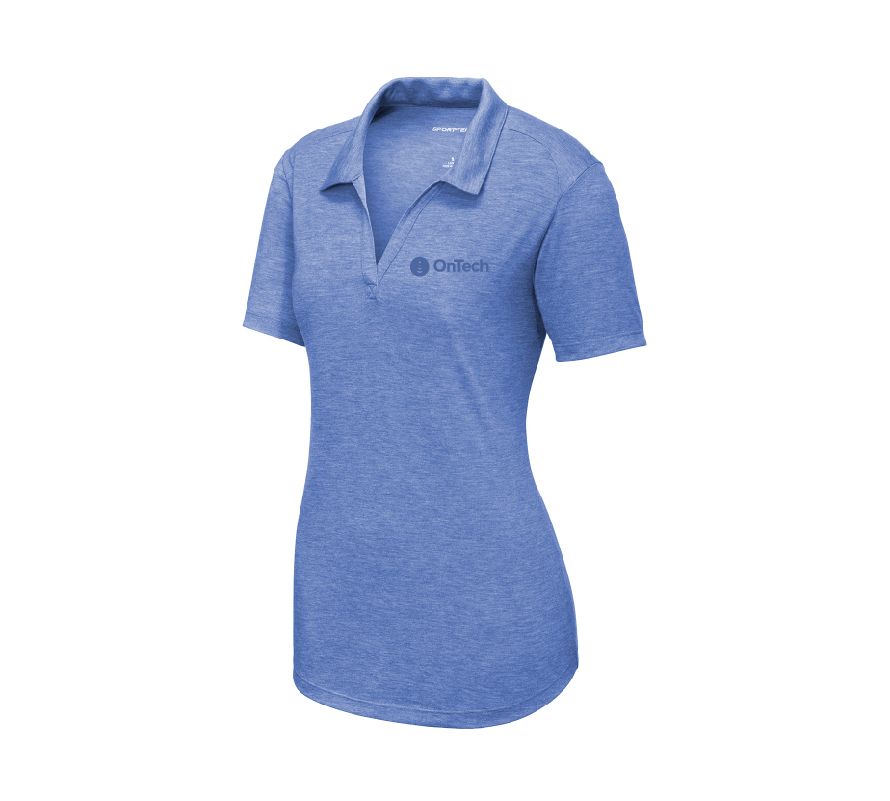 PosiCharge Ladies Tri-Blend Wicking Polo with OnTech Logo