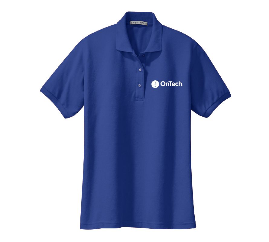 Ladies Silk Touch Polo with OnTech Logo