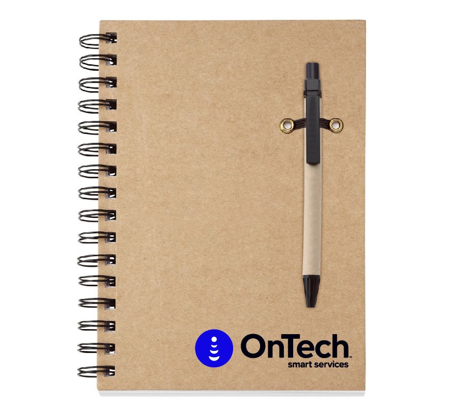 Eco Spiral Notebook Combo with OnTech Logo