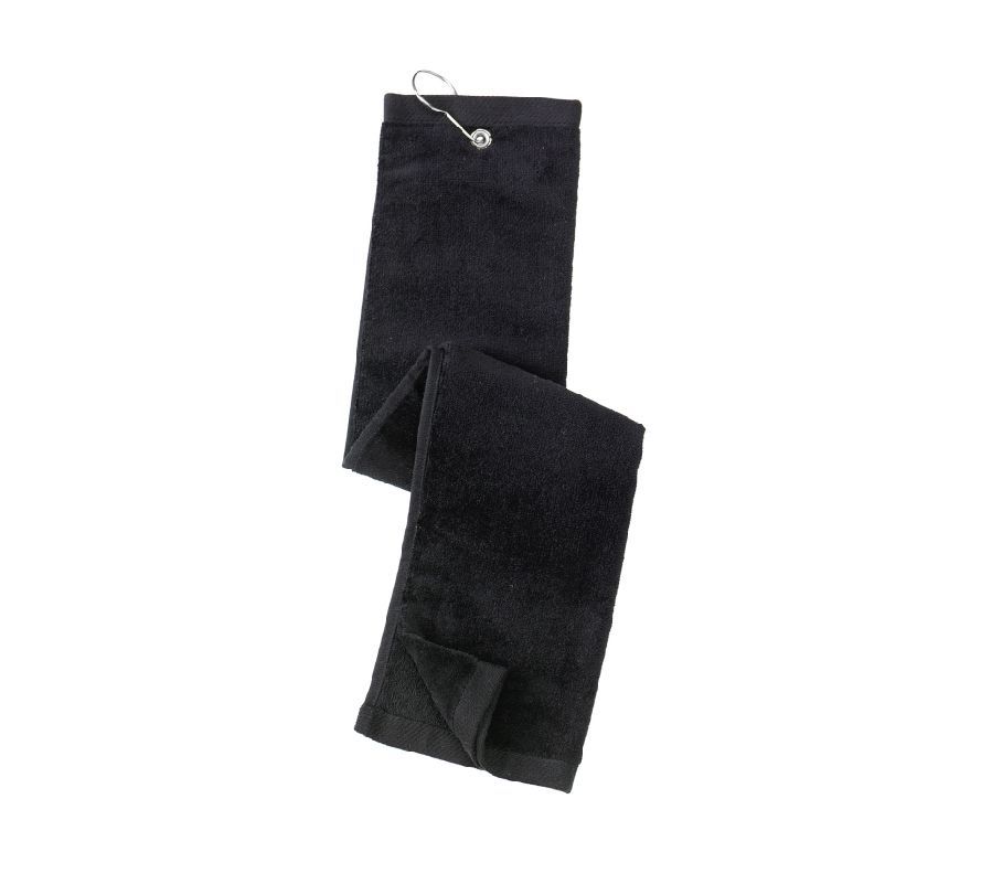 Grommeted Tri-Fold Golf Towel