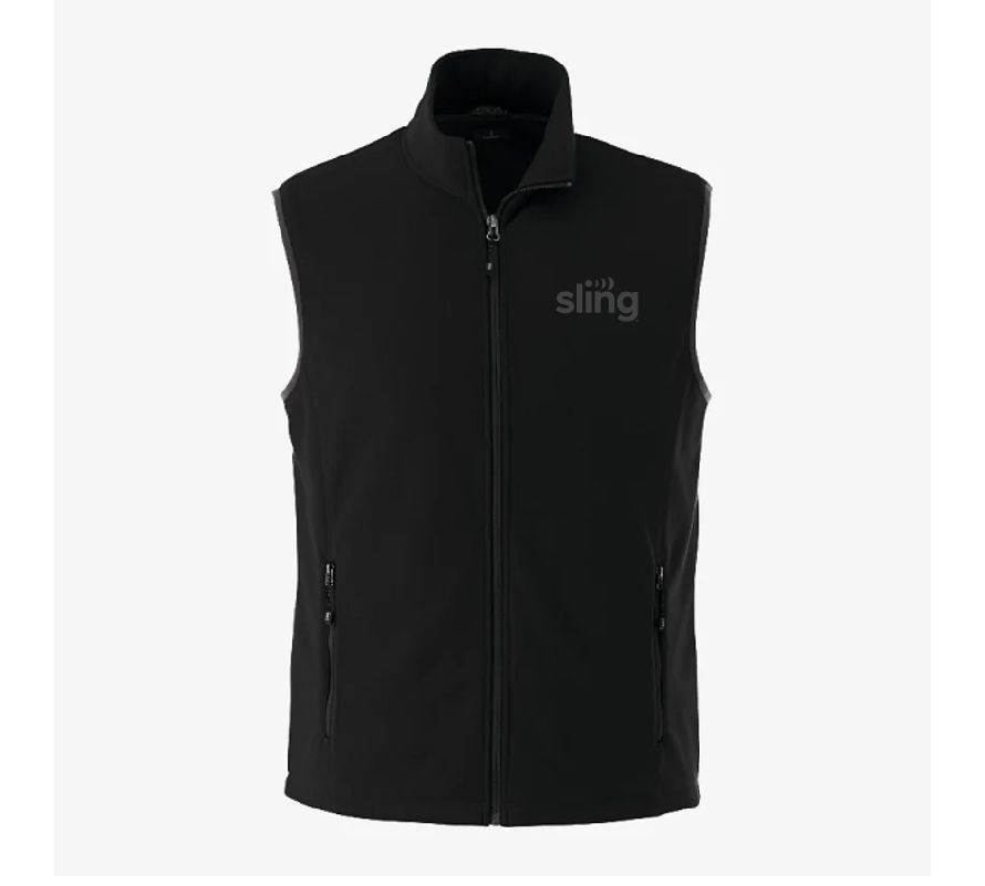 Men's Core Soft Shell Vest with Sling Logo #2