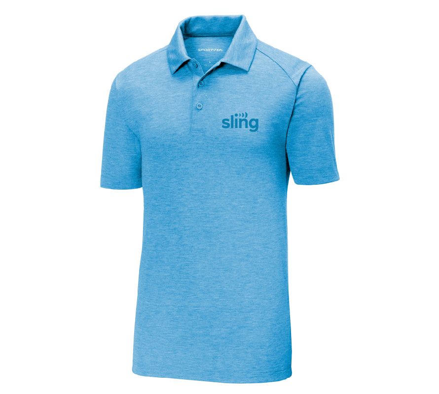 PosiCharge Tri-Blend Wicking Polo with Sling Logo #2