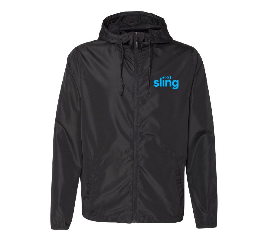 Lightweight Windbreaker with Sling Logo