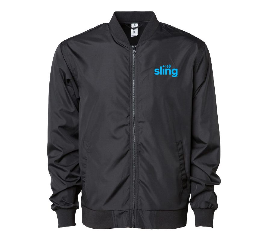 Lightweight Bomber Jacket with Sling Logo