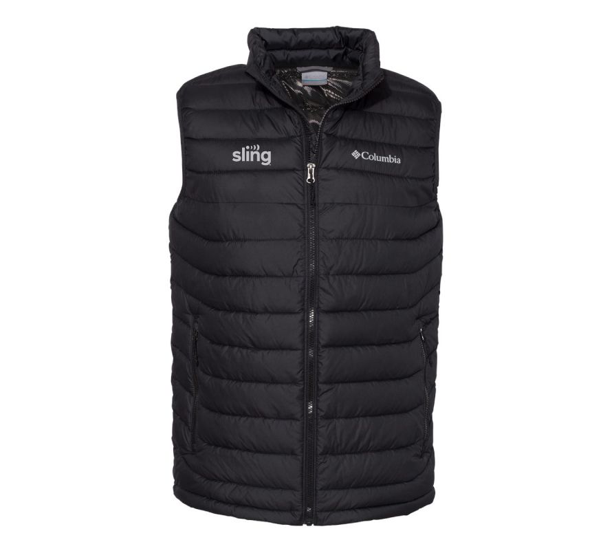 Columbia Powder Lite Vest with Sling Logo