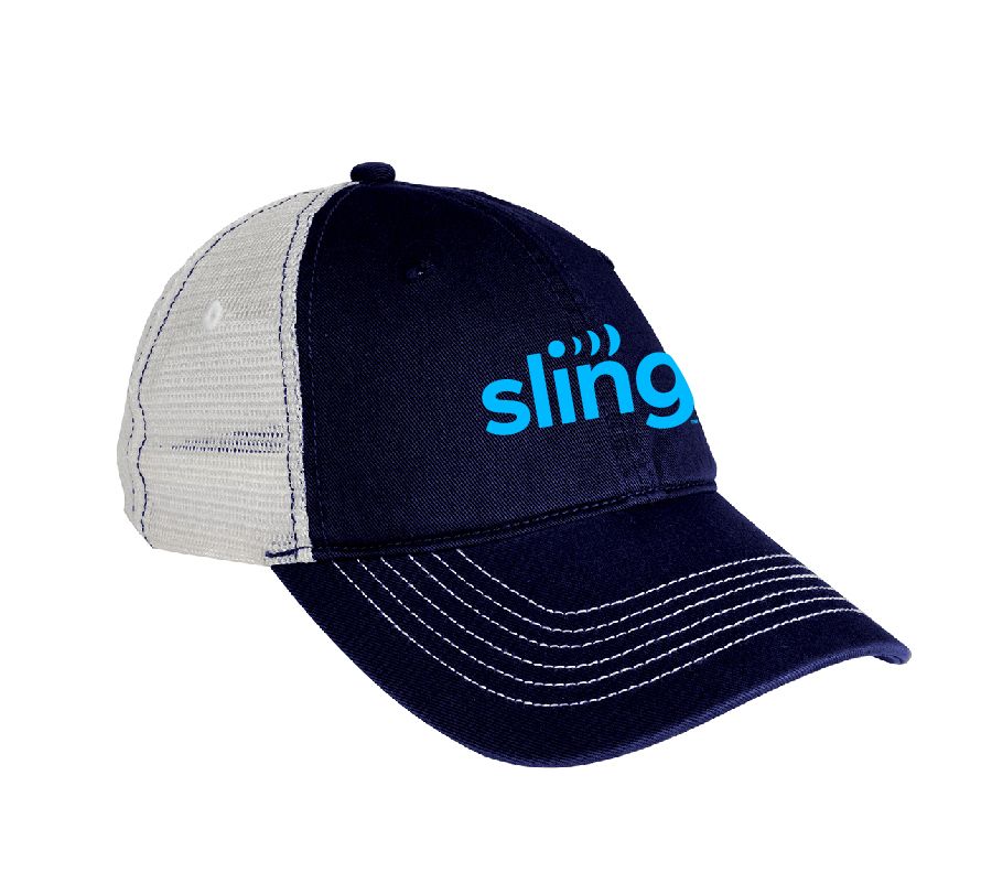 District Mesh Back Cap with Sling Logo #3