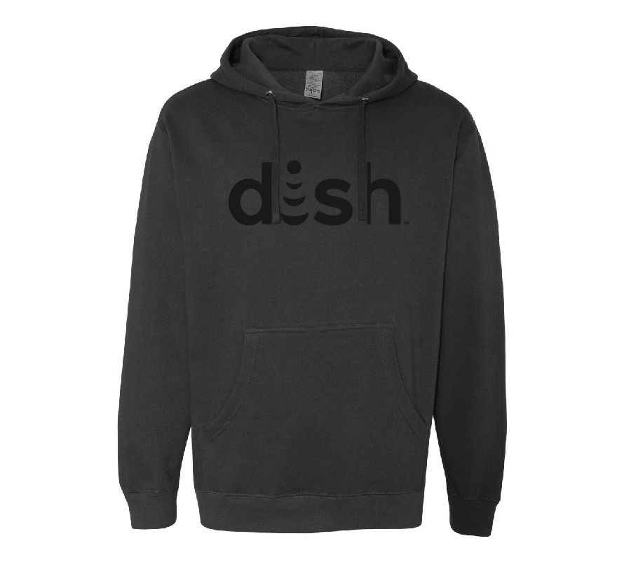 Midweight Hooded Sweatshirt with Dish Logo