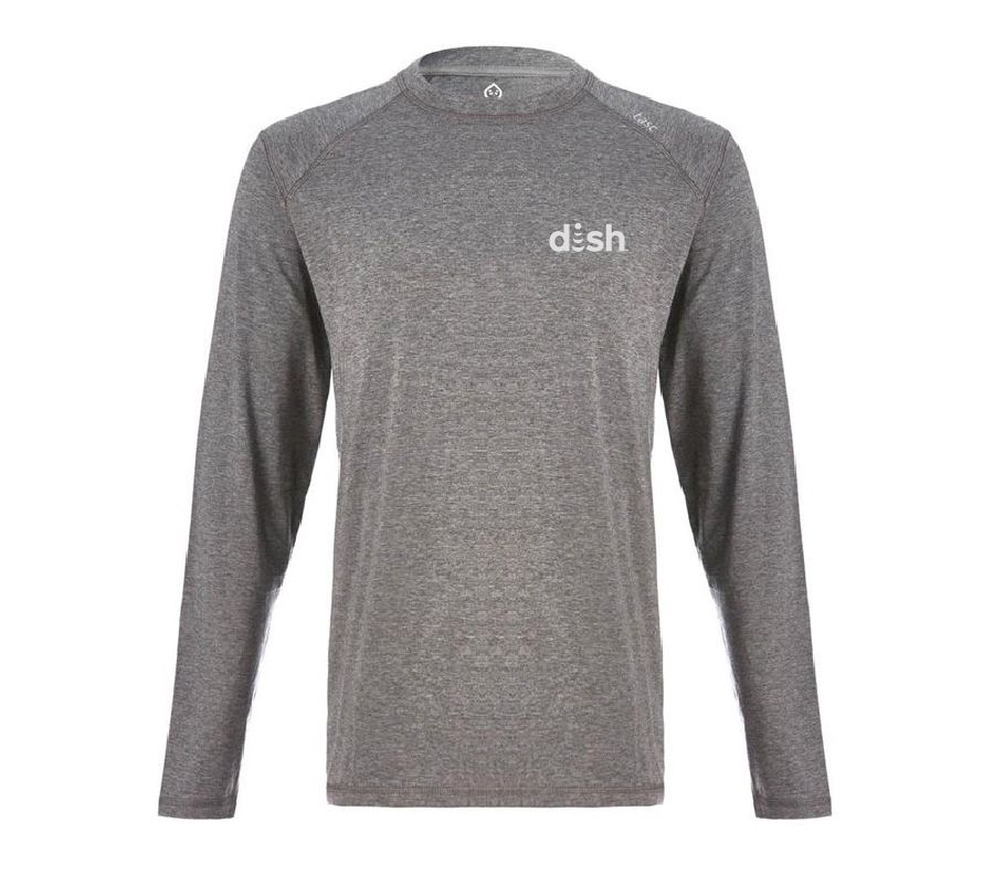 Tasc Performance Long Sleeve Fitness Shirt with Dish Logo