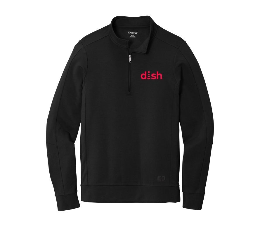 OGIO Luuma 1/2 Zip Fleece with Dish Logo