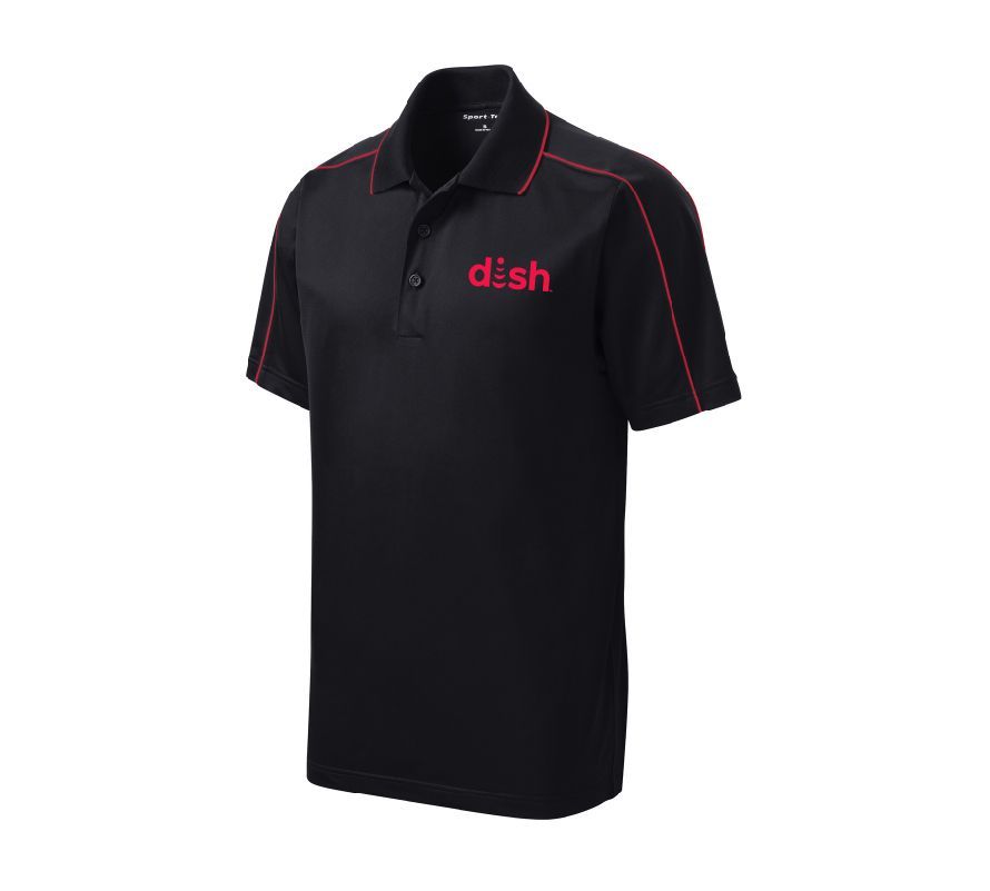 Micropique Sport-Wick Piped Polo with Dish Logo