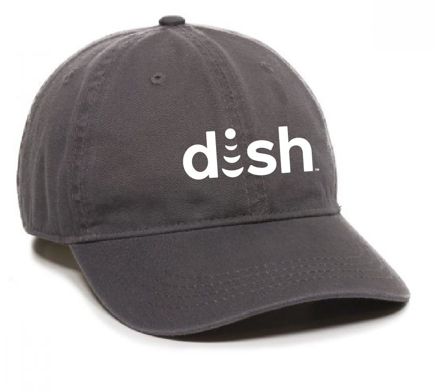 Garment Washed Cotton Twill Cap with Dish Logo