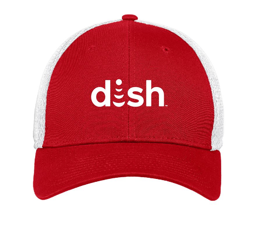 New Era Stretch Mesh Cap with Dish Logo