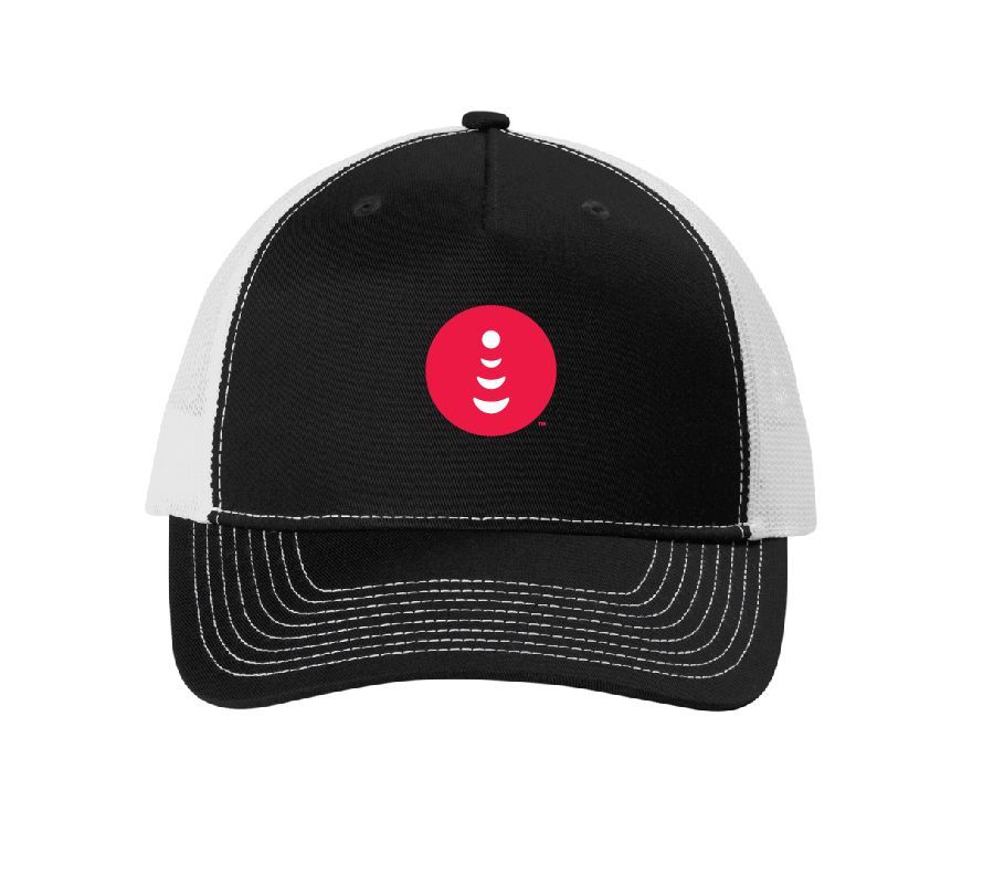 Snapback Five-Panel Trucker Cap with Dish Logo